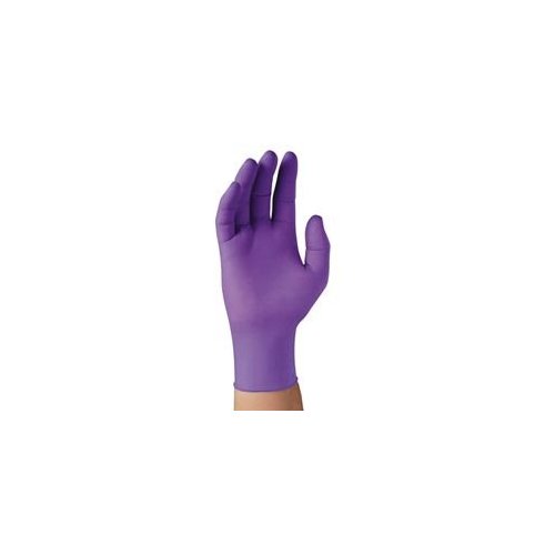 SAFESKIN 9.5" Nitrile (Purple) exam gloves, powder free, size XL (p/1,000)
